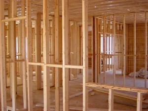 wooden beams in new construction Richmond TX house