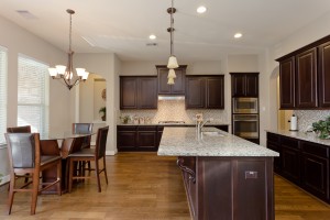 17215 Bland Mills Ln, Richmond Tx 77407-Kitchen coutertops and lights